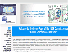 Tablet Screenshot of globalgeochemicalbaselines.eu